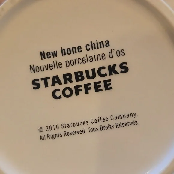 Starbuck's Coffee New Bone China Limited Edition 2010 Mug - Picture 8 of 8